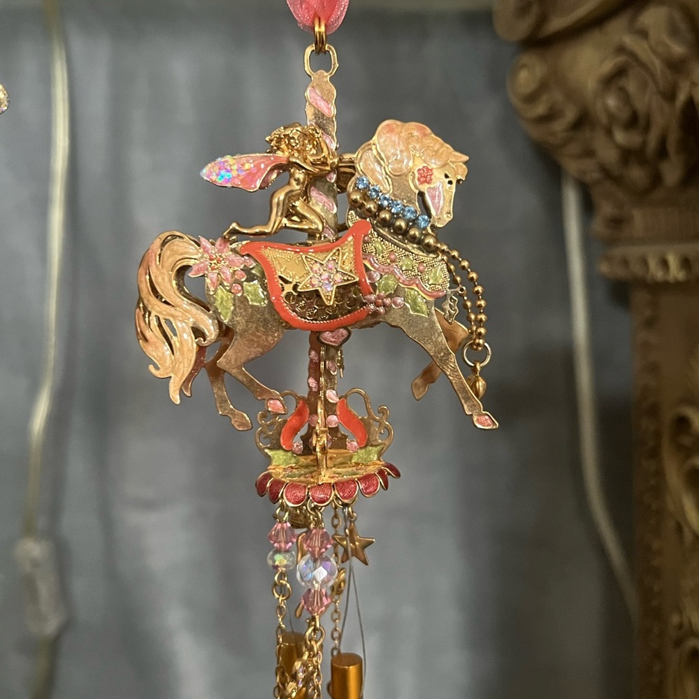 Elegant Kirk’s Folly Merry Go Round Wind-Chime
